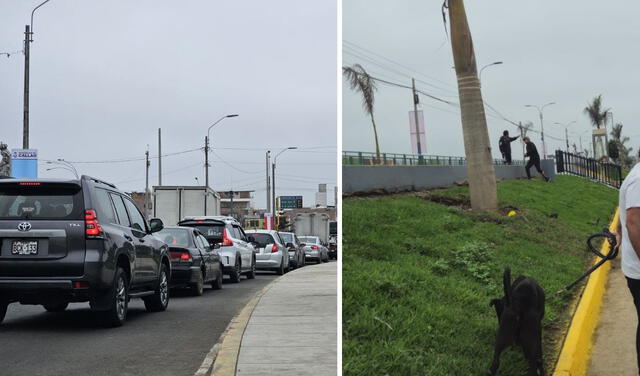 Ante la inauguración del nuevo aeropuerto se registró congestión vehicular e inseguridad. Foto: La República Ante la inauguración del nuevo aeropuerto se registró congestión vehicular e inseguridad. Foto: La República