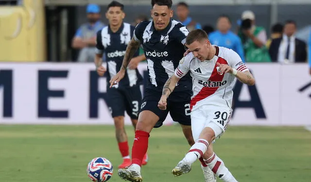 Mastantuono fue un verdadero dolor de cabeza para la defensa de Monterrey. 