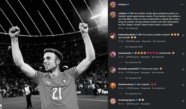 Comunicado de Cristiano Ronaldo. Foto: Instagram Comunicado de Cristiano Ronaldo. Foto: Instagram
