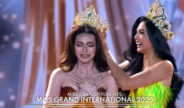 Anunciaron a la ganadora del Miss Grand International 2025. Foto: captura GRANDTV Anunciaron a la ganadora del Miss Grand International 2025. Foto: captura GRANDTV