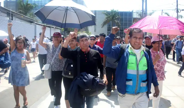 Extrabajadores de Doe Run piden que se cumpla con el pago de su deuda.