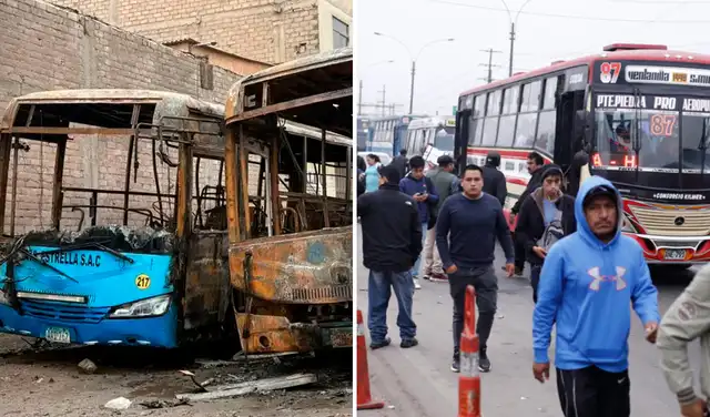 Los continuos atentados han ocasionado que los transportistas paralicen sus actividades. Foto: Composición LR   