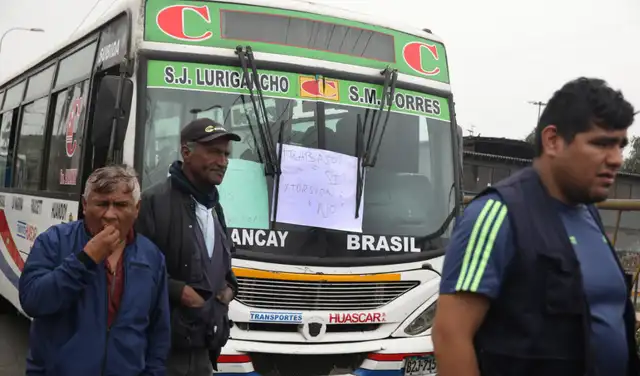  Extorsión contra transportistas sigue en aumento. Foto: Carlos Felix / La República    
