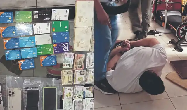 El operativo incluyó la incautación de municiones y documentos relacionados con actividades ilícitas. Foto: composición LR.   