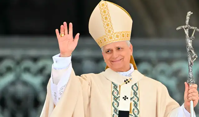 El papa León XIV fue elegido como el nuevo pontífice el 8 de mayo de 2025. Foto: AFP   