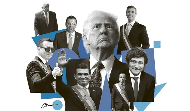  La influencia de Donald Trump estuvo presente en las elecciones y gobiernos en América Latina. Foto: composición LR   