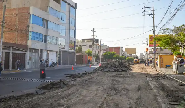 Obras en la avenida Lambramani. Foto: MPA   