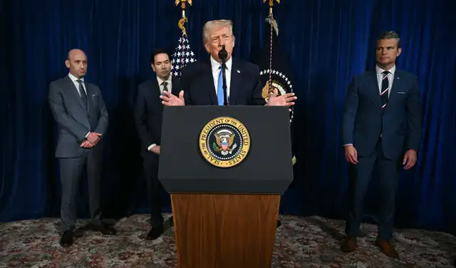  El presidente Trump confirma que el ejército estadounidense llevó a cabo un ataque a gran escala en Caracas que resultó en la captura de Nicolás Maduro. Foto: AFP   