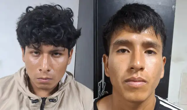  Los detenidos son Tahis Goicochea Gamboa (18) y Luis Liñán Vhuquiruna (20). Foto: composición LR.   