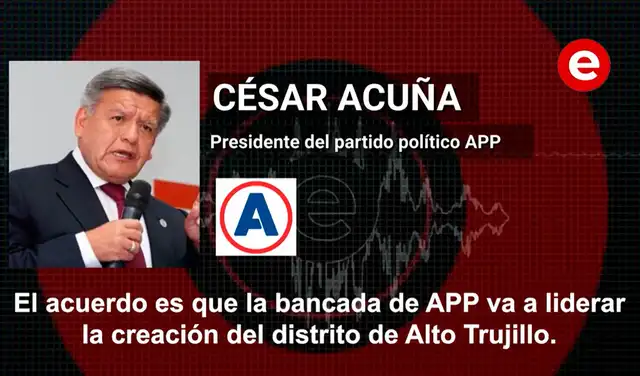 Audio filtrado entre Acuña y Camones. Foto: Epicentro TV  