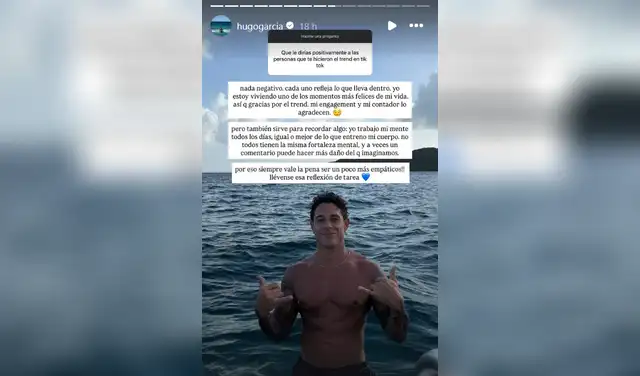 Hugo García se refirió a trend viral de TikTok  