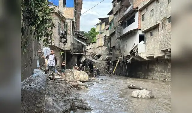 Las lluvias han causado graves daños, afectando 243 hogares