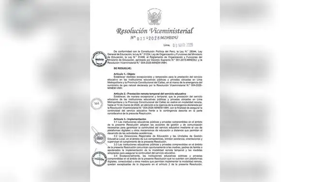 Miniesterio de Educación oficializa virtualidad para instituciones privadas Miniesterio de Educación oficializa virtualidad para instituciones privadas