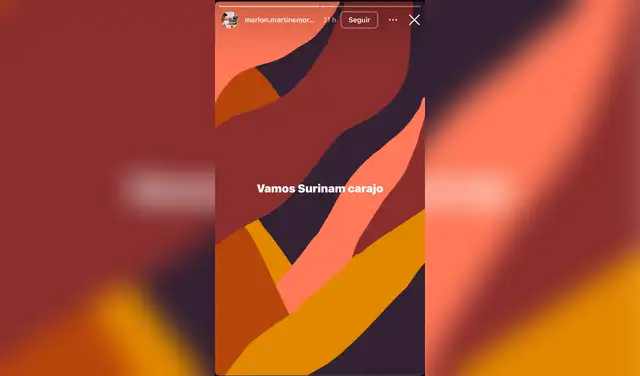 Mensaje del hermano de Marcelo Martins en redes. Foto: Instagram Mensaje del hermano de Marcelo Martins en redes. Foto: Instagram