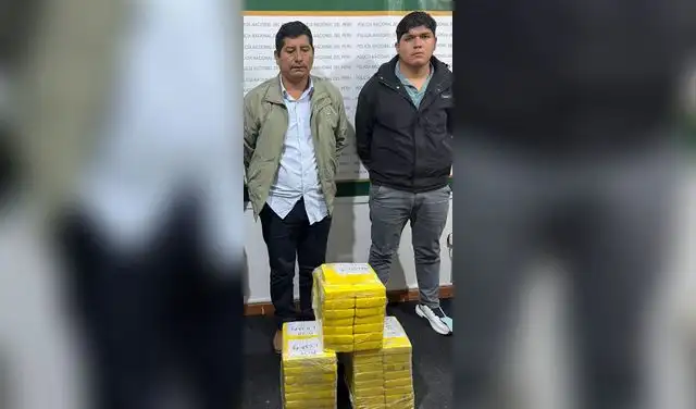 Del clan. La pareja, Freddy Laurente, y el hijo, Carlos Guillén. Foto: La República  