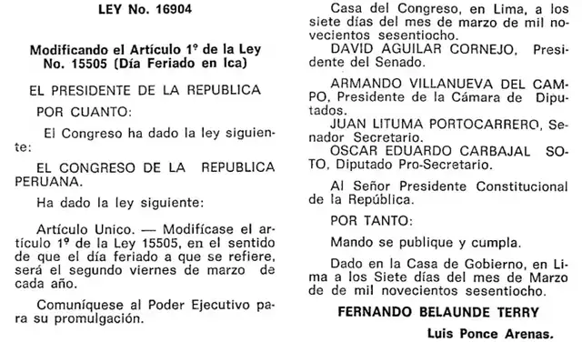 Congreso aprobó el feriado por el Día de la Vendimia de Ica.
