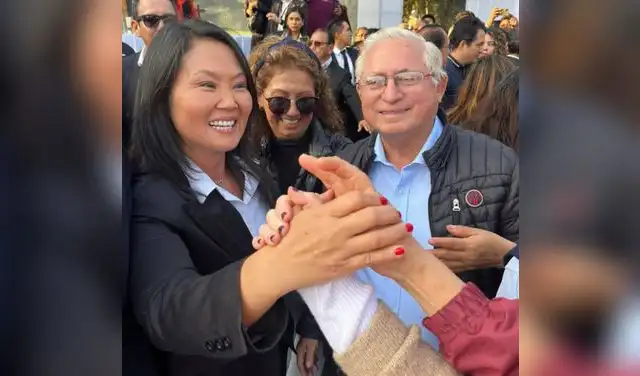 Respaldo. Keiko Fujimori y el empresario Moore Brunner. Foto: FB Moore Llens Brunner Ruíz Respaldo. Keiko Fujimori y el empresario Moore Brunner. Foto: FB Moore Llens Brunner Ruíz