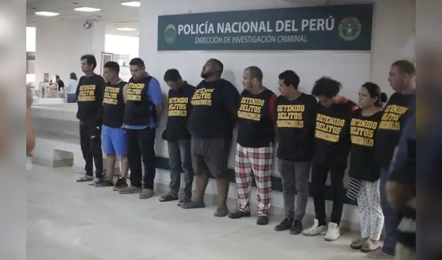 Detenidos en operativo policial