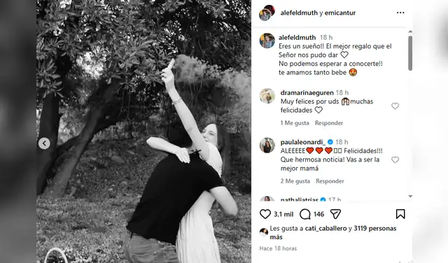 Cati Caballero se emociona con embarazo de su hija. Cati Caballero se emociona con embarazo de su hija.