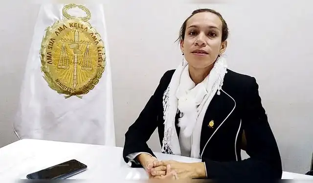 Fiscal provincial de la Fiscalía Especializada en Materia Ambiental, Evelyn Lamadrid Vences. Foto: difusión  