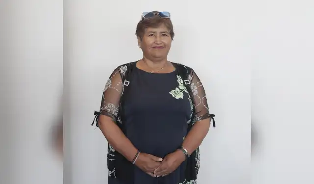 Presidenta de la Asociación de Pescadores Artesanales El Renuevo Adonay, Carmen Arenas Málaga. Foto: La República  