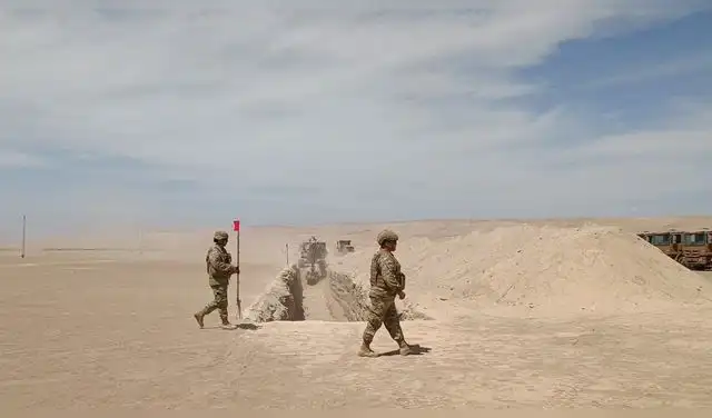 En el marco del Plan Escudo Fronterizo, Chile inició la construcción de una zanja en la zona fronteriza como parte de sus medidas para reforzar el control.