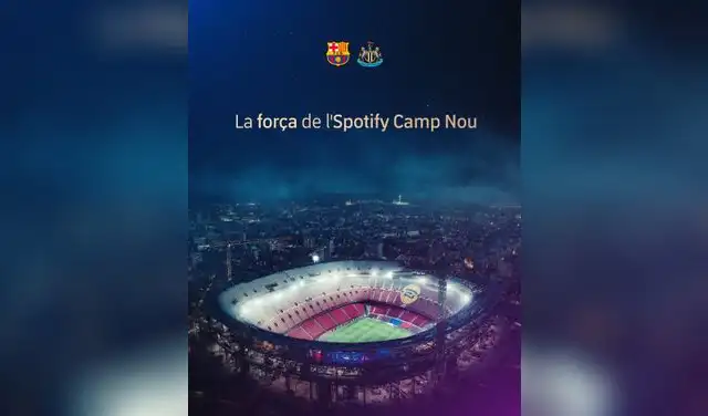 El Campo Nou será el escenario para la revancha entre Barcelona y Newcastle. Foto: FC Barcelona  