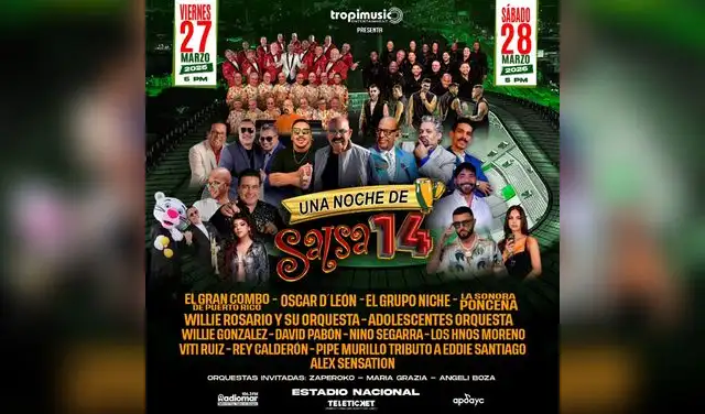 Las entradas para la primera fecha ya están agotadas, mientras la segunda alcanza un 98% de ventas. Foto: difusión.