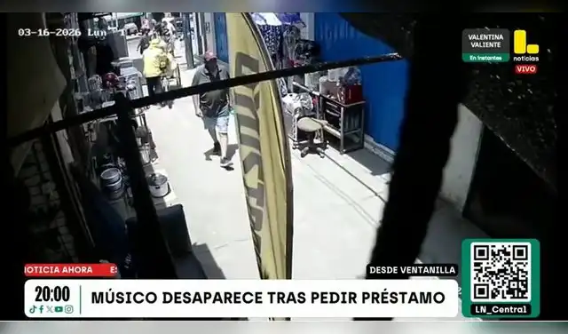 Cámaras lo captaron caminando por el mercado 'La Cachina'.