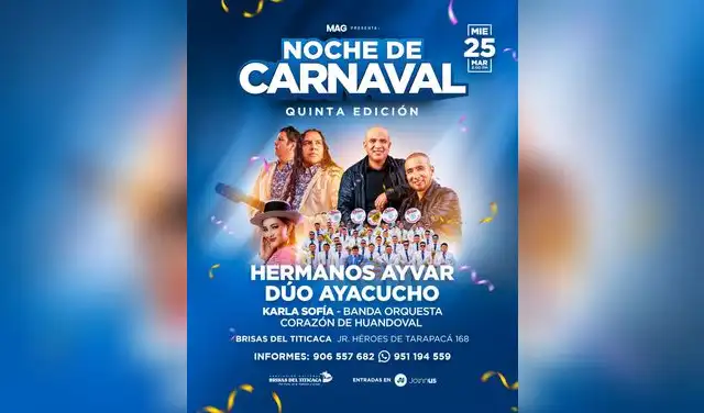 Noche de Carnaval 5ta edición Noche de Carnaval 5ta edición