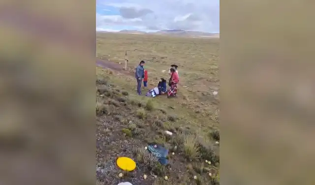 Pasajeros heridos tras el accidente de tránsito.