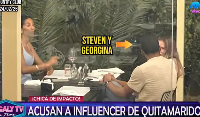 El arquero y la influencer juntos. Foto: ATV