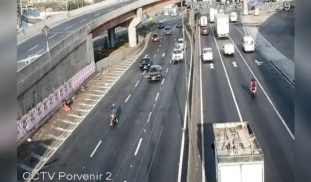 Vía fuera liberada pasada las cinco de la tarde.