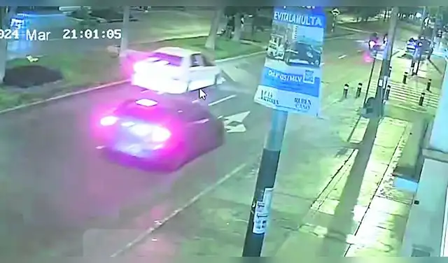 Asesinos. El KIA con la placa F9K-652 que clonaron los More. Foto: difusión  