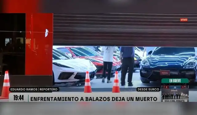 El hecho se registró en el local de una empresa que comercializa autos de lujo. El hecho se registró en el local de una empresa que comercializa autos de lujo.