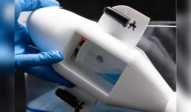 El material del minirobot petrolero es reutilizable. Foto: Universidad RMIT