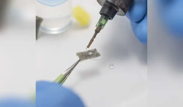 El minirobot puede ser operado a distancia. Foto: Universidad RMIT