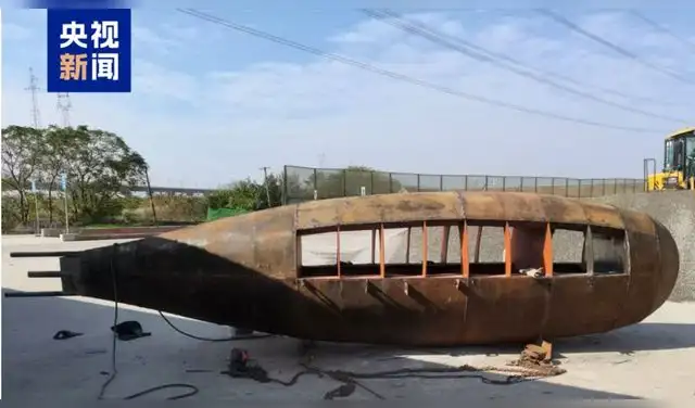 La nave presenta avances clave como refuerzos en soldaduras y sellado de silicona. Foto: CCTV NEWS