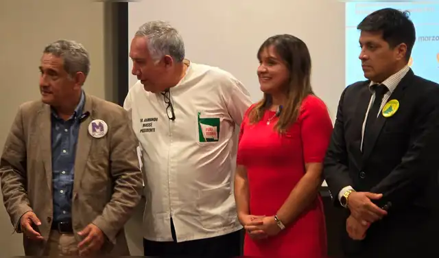 Candidatos a la presidencia del Perú participaron de debate. Foto: Melissa Landa, La República Candidatos a la presidencia del Perú participaron de debate. Foto: Melissa Landa, La República