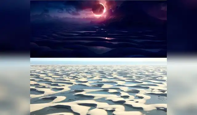El Parque Nacional Lençóis Maranhenses fue escenario real para representar el planeta Vormir en Avengers: Infinity War (2018) y Avengers: Endgame (2019). Foto: Globo El Parque Nacional Lençóis Maranhenses fue escenario real para representar el planeta Vormir en Avengers: Infinity War (2018) y Avengers: Endgame (2019). Foto: Globo