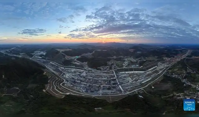 La construcción del Canal Pinglu inició oficialmente en agosto de 2022 por orden gubernamental. Foto: Xinhua