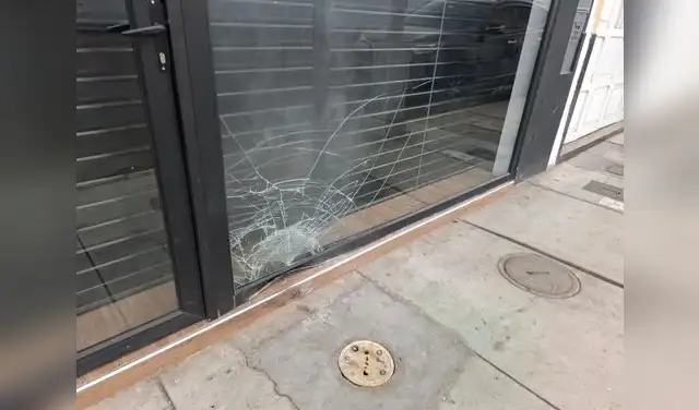 Daños en la mueblería del centro de histórico de Trujillo