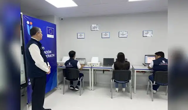 Simulación del proceso en las oficinas de la ONPE