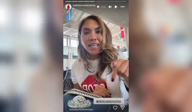 'Chabelita' promocionó helados de Melanie Martínez en su cuenta de Instagram. Foto: isabelacevedoarenas  