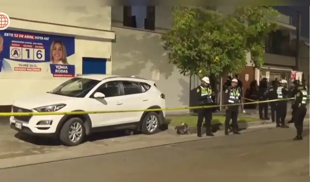 Cuerpo de Manolo Rojas fue encontrada dentro de su camioneta blanca. Foto: América TV.   