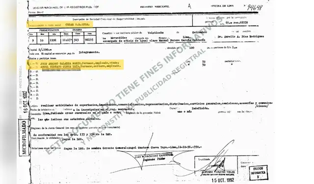 La empresa minera Cugar la fundó Ángel Cueva Giles, luego asumió la gerencia general su hijo Ángel Cueva Yaya, quien ahora reside en República Dominicana. Foto: La República  