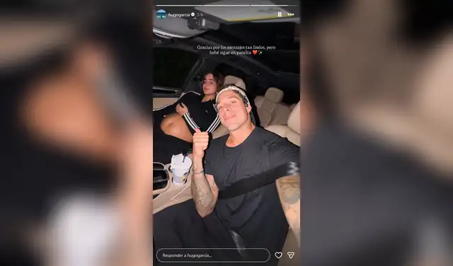 Publicación de Hugo García. Foto: Instagram