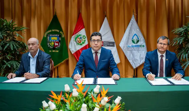 Convenio entre MIDAGRI, UNALM y Junta de Usuarios Rímac impulsa gestión hídrica en el país.