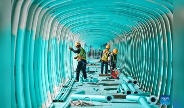 El Gran Cañón es el puente más alto de China y del mundo. Foto: Xinhua