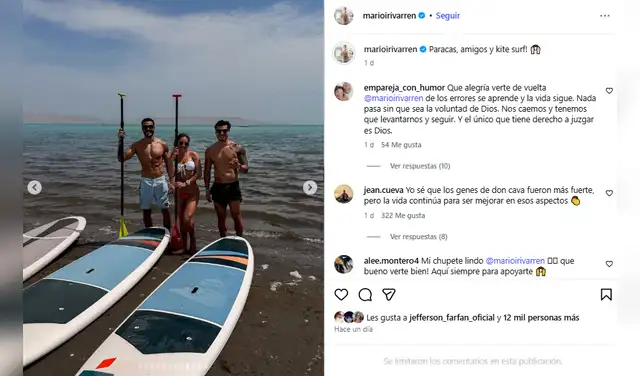 Mario Irivarren sorprende con fotos junto a Ximena Hoyos.